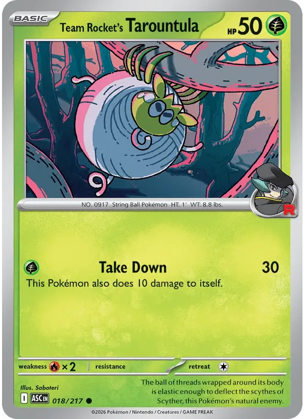 Team Rocket's Tarountula