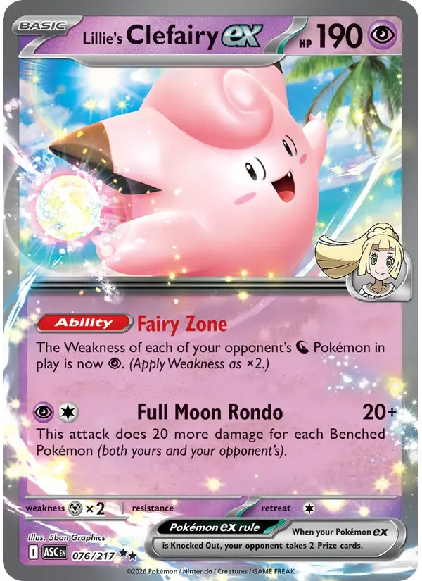 Lillie's Clefairy ex