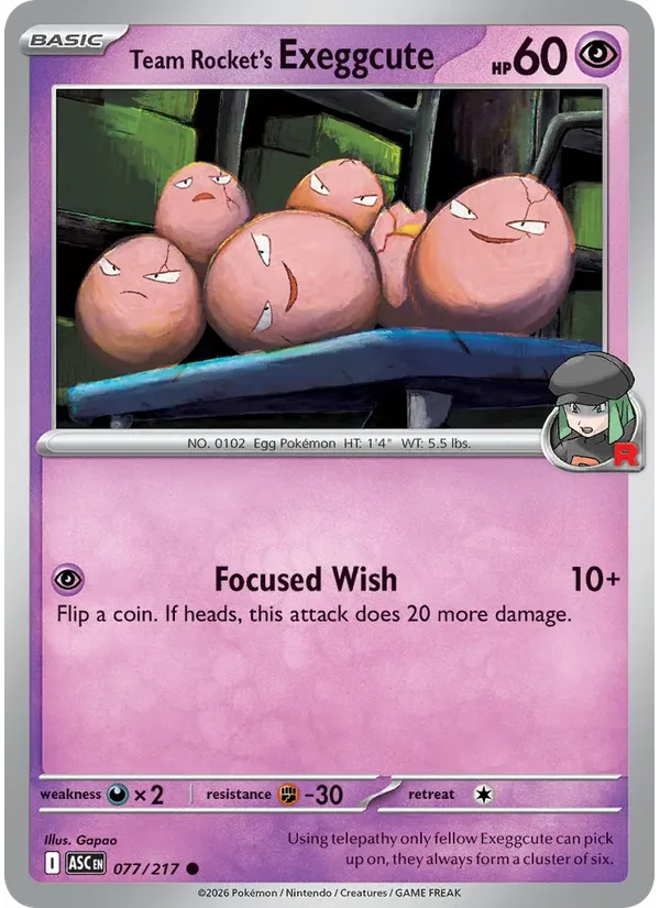 Team Rocket's Exeggcute