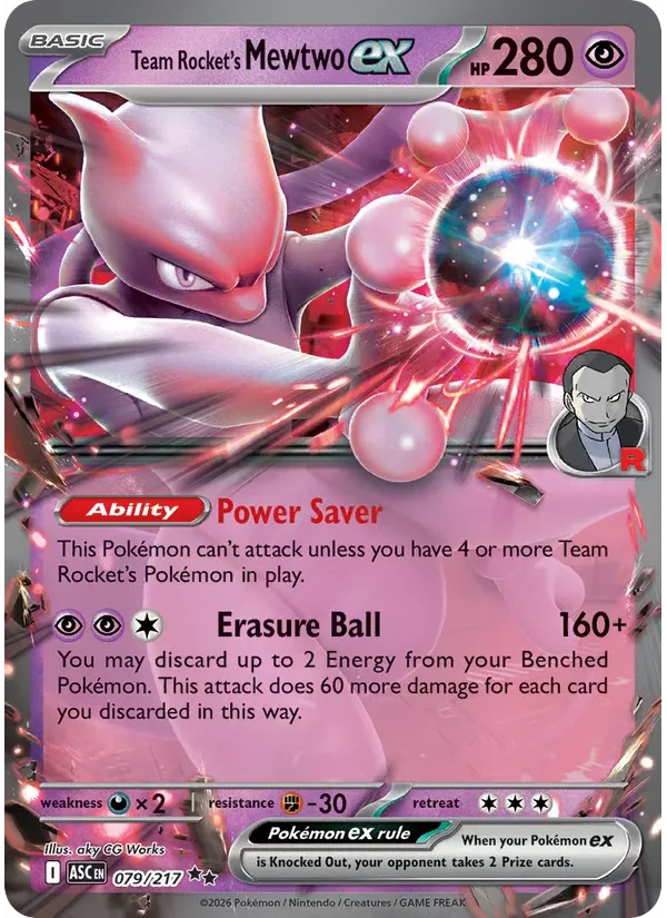 Team Rocket's Mewtwo ex