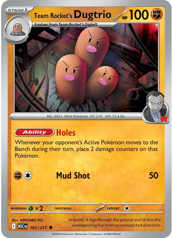 Team Rocket's Dugtrio