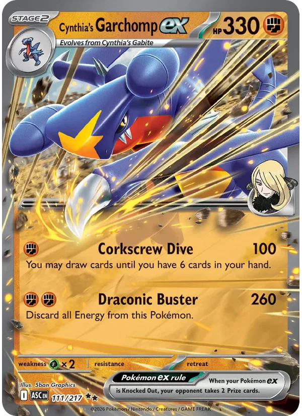 Cynthia's Garchomp ex