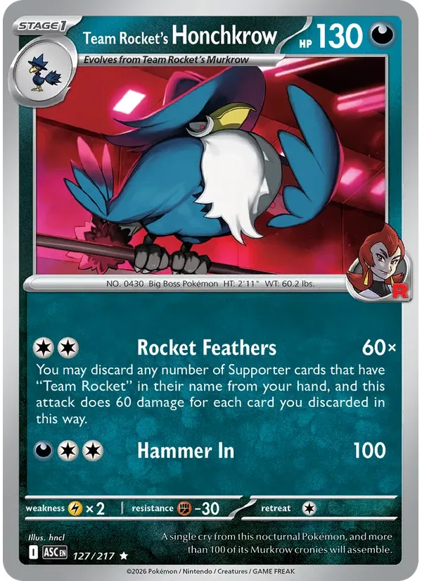 Team Rocket's Honchkrow