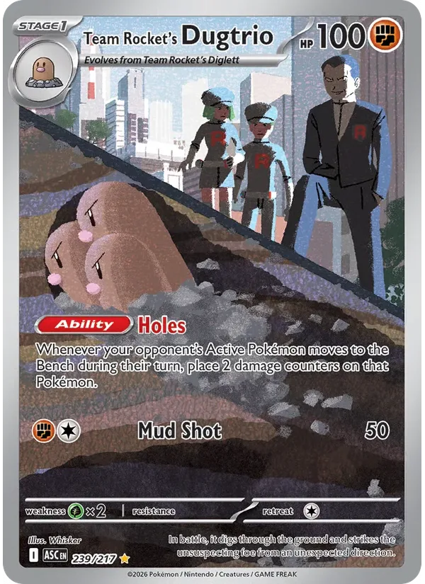 Team Rocket's Dugtrio