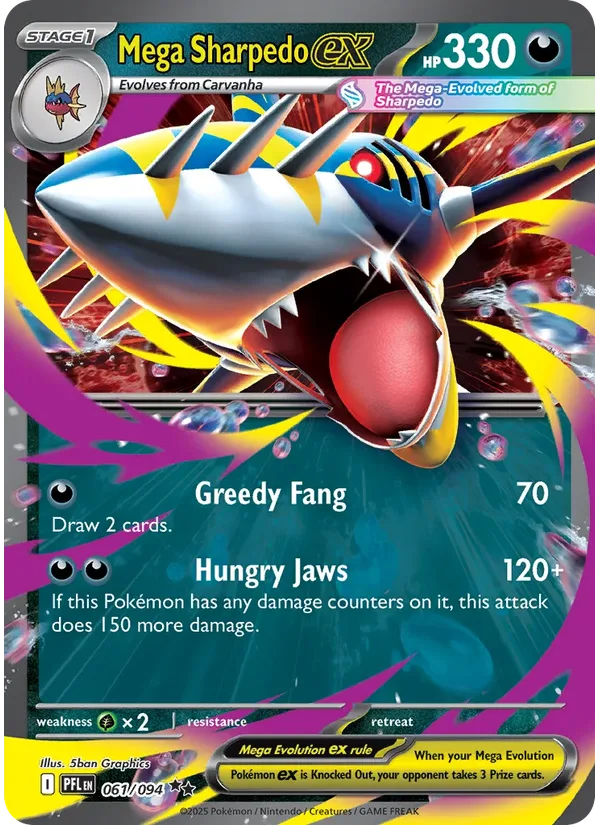 Mega Sharpedo ex
