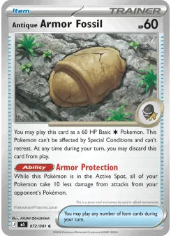 Antique Armor Fossil