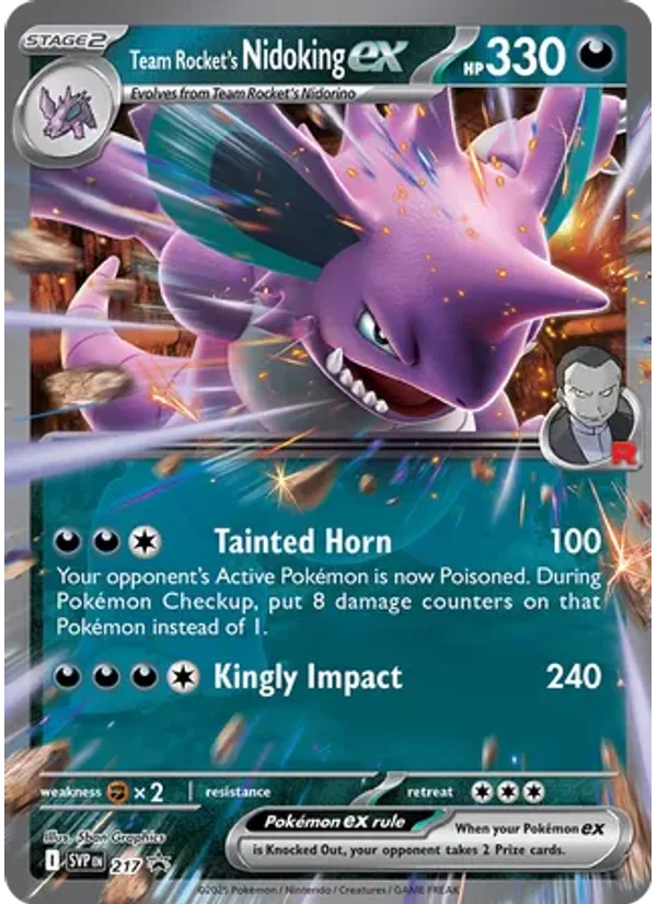 Team Rocket's Nidoking ex