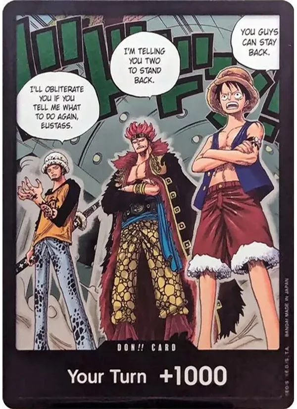 DON!! Card (Trafalgar Law, Eustass Kid and Monkey.D.Luffy) (Double Pack Set Vol. 4)