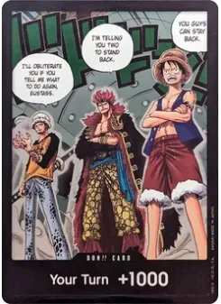 DON!! Card (Trafalgar Law, Eustass Kid and Monkey.D.Luffy) (Double Pack Set Vol. 4)