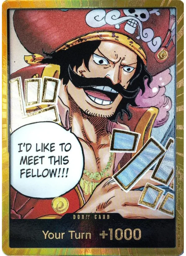 DON!! Card (Gol.D.Roger) (Gold)