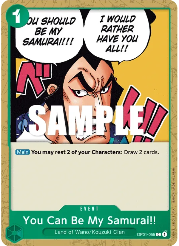 You Can Be My Samurai!!