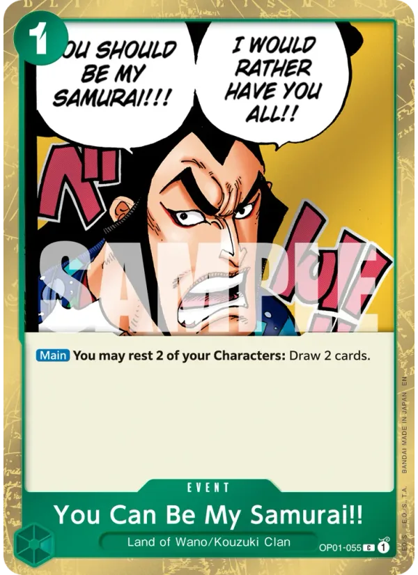 You Can Be My Samurai!!