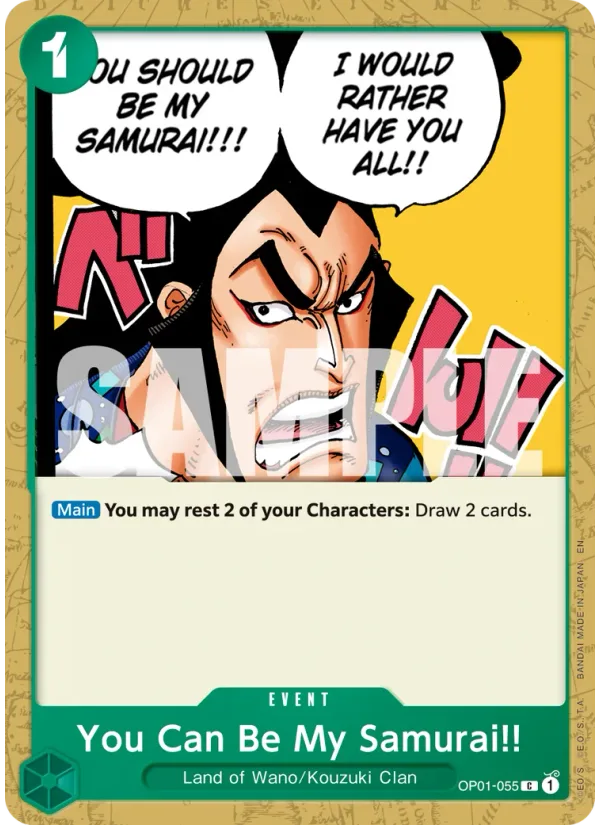 You Can Be My Samurai!!