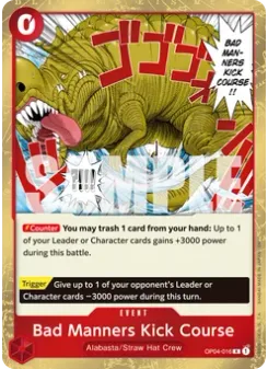 Bad Manners Kick Course