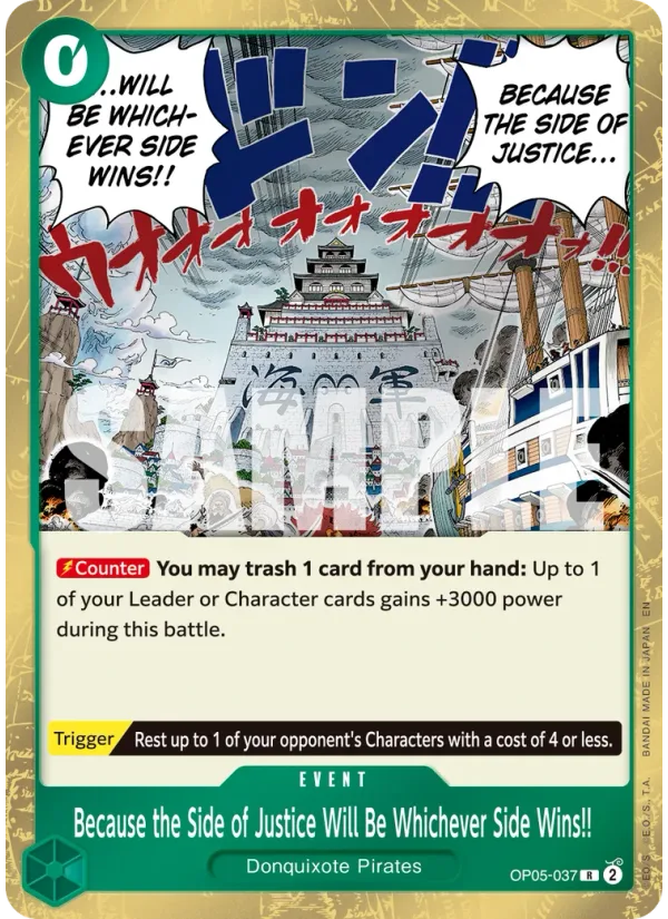 Because the Side of Justice Will Be Whichever Side Wins!!