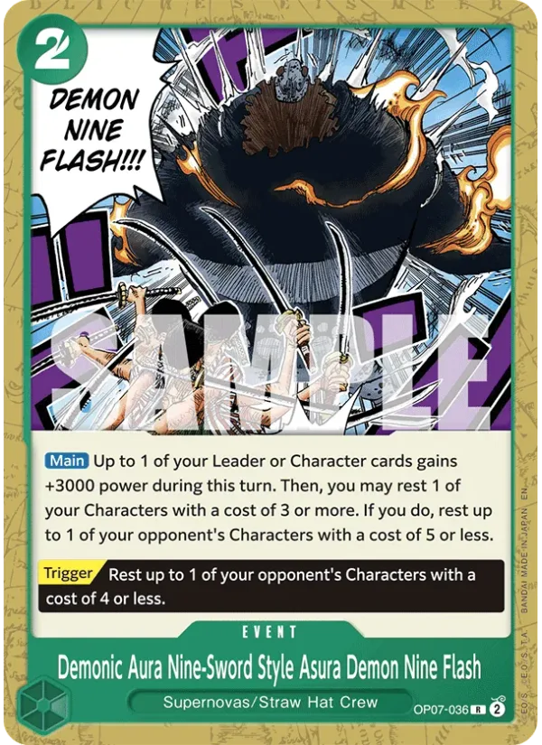 Demonic Aura Nine-Sword Style Asura Demon Nine Flash