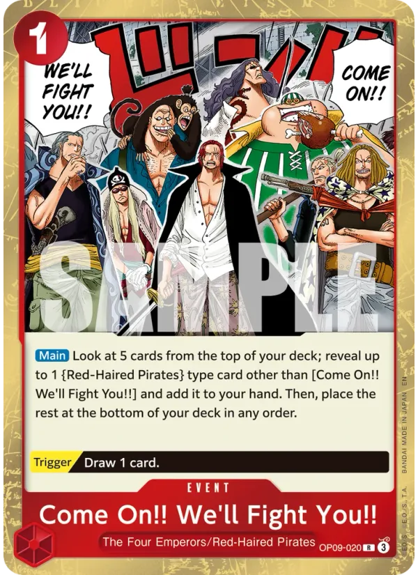 Come On!! We'll Fight You!!