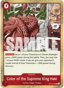 Color of the Supreme King Haki