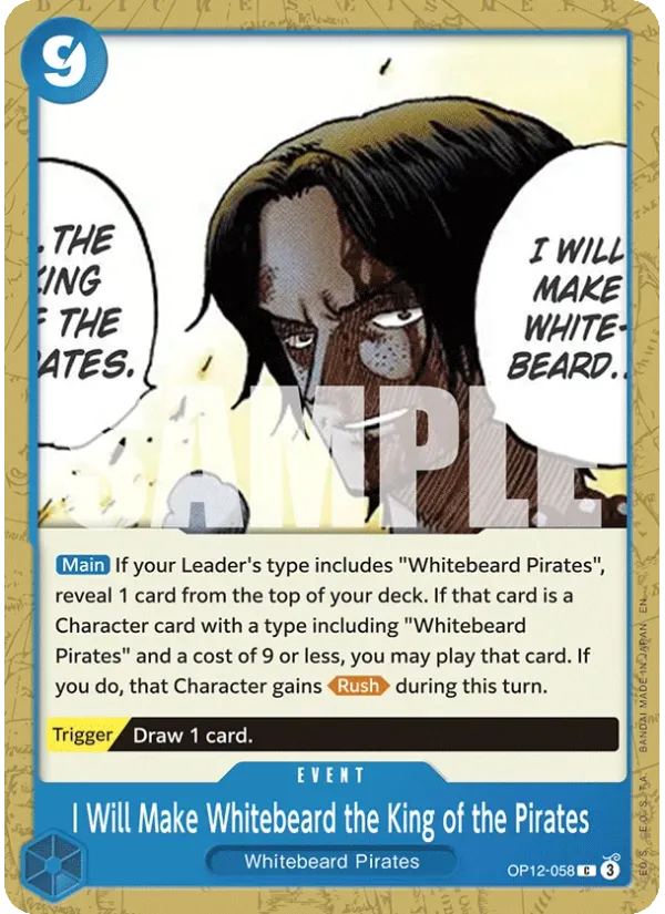 I Will Make Whitebeard the King of the Pirates