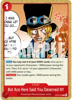 But Ace Here Said You Deserved It!!