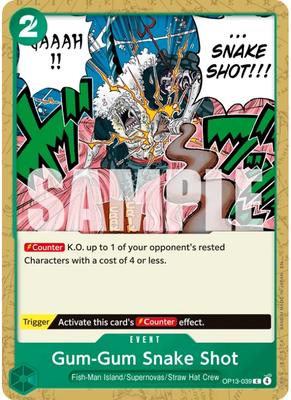 Gum-Gum Snake Shot