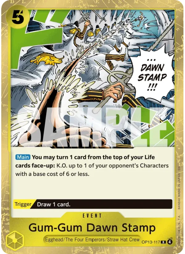 Gum-Gum Dawn Stamp