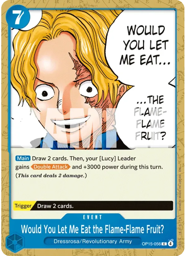 Would You Let Me Eat the Flame-Flame Fruit?