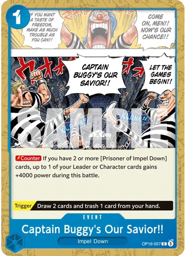 Captain Buggy's Our Savior!!