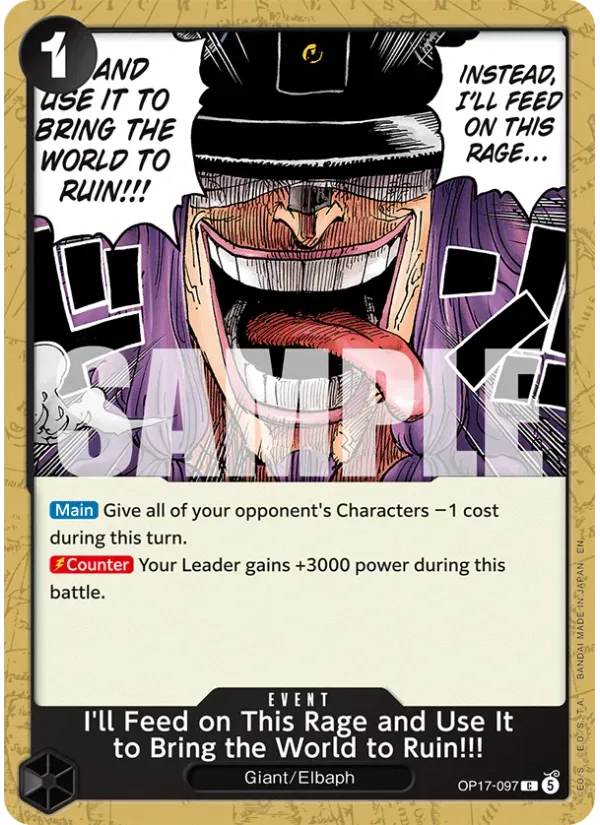 I'll Feed on This Rage and Use It to Bring the World to Ruin!!!