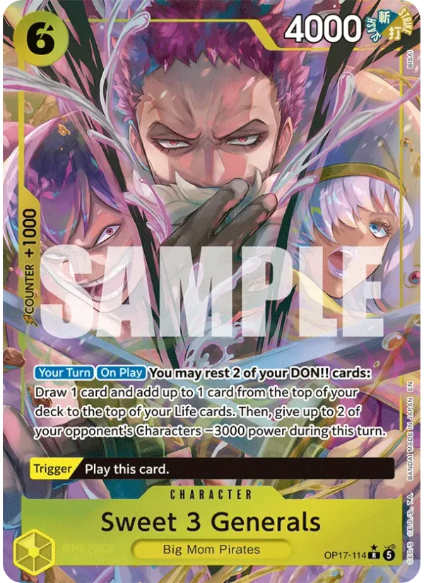 Sweet 3 Generals